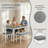 6-seater Solid Wood Dining Table Set (includes Bench), Suitable For Dining Rooms And Kitchens