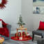 Sapin de Noël artificiel floqué 2 '