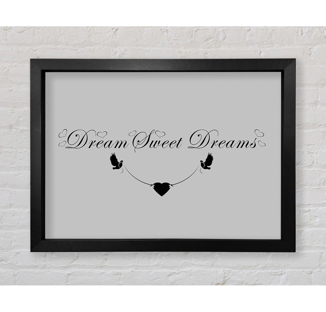 Dream Sweet Dreams Range - Einzelne Bilderrahmen Kunstdrucke