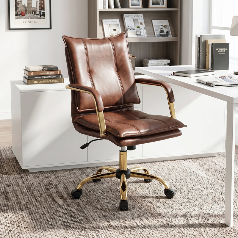 Office Chair, Brown