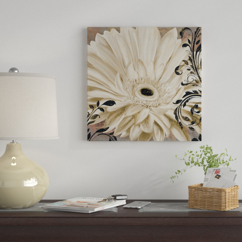 «Winter White I» par Color Bakery, impression sur toile tendue, H 35 po x l 35 po x P 2 po