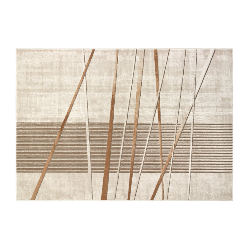 Lochlen Abstract Area Rug, Rectangle 80cm x 150cm
