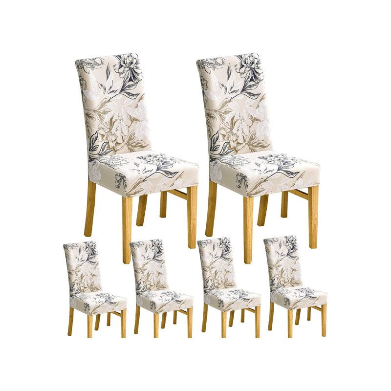 Box Cushion Dining Chair Slipcover, 55 cm H x 45 cm W
