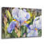 «Mauve iris gros plan» par Annelein Beukenkamp, art mural en verre acrylique-2066512753