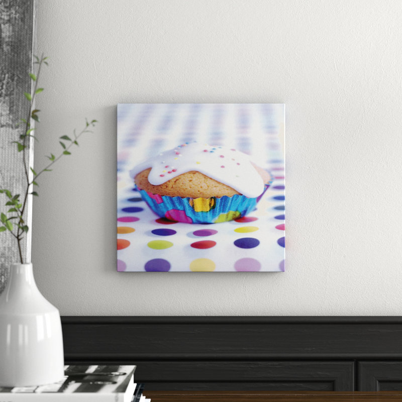 Fairy Cake by Howard Shooter - No Frame Print, 30cm H x 30cm W, Yellow