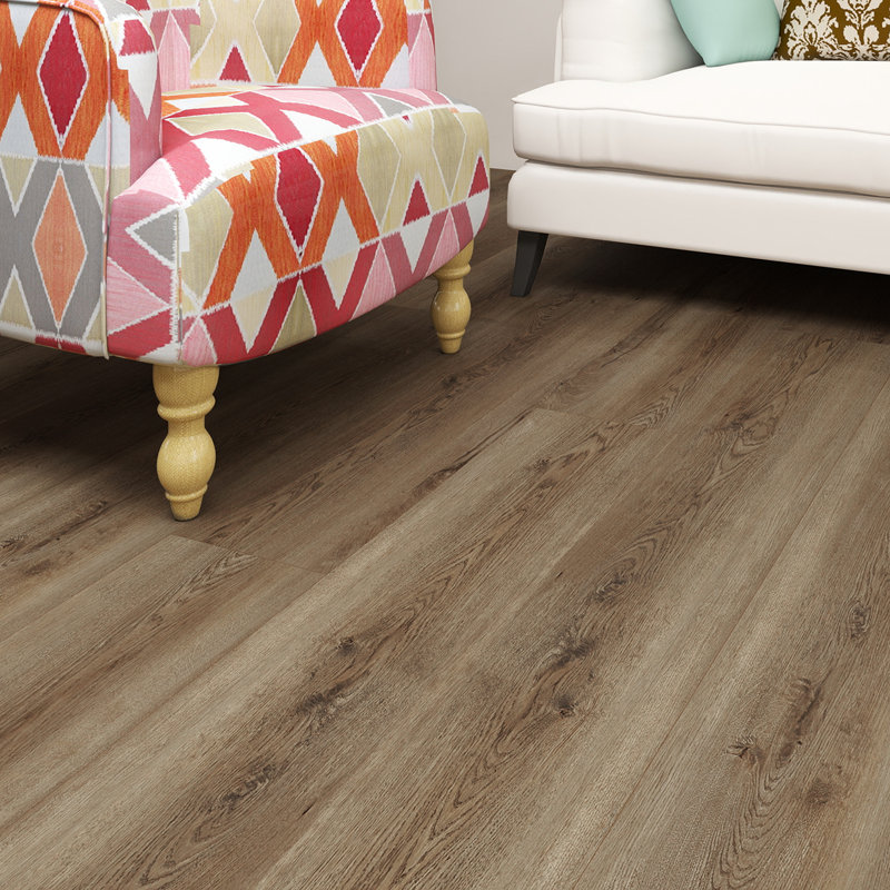 SHABBY Crème 8,0 mm, 28 mil, l 9 po x L 62,6 po, revêtement de sol imperméable (19,51 pieds carrés / caisse)
