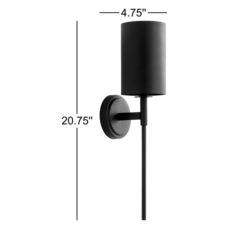 Verlicht Wall Scone, Black