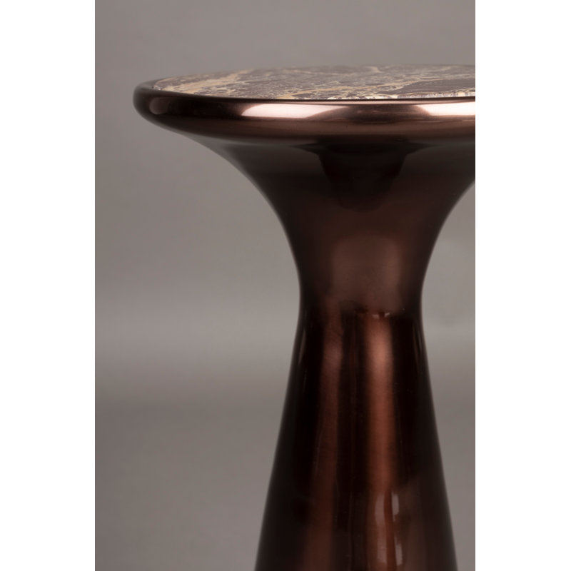 End Table Marble Top End Table, 22'' H x 10'' W x 10'' D