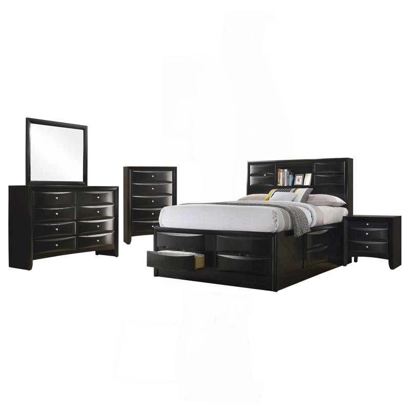Ensemble de chambre à coucher 5 pièces Isabel