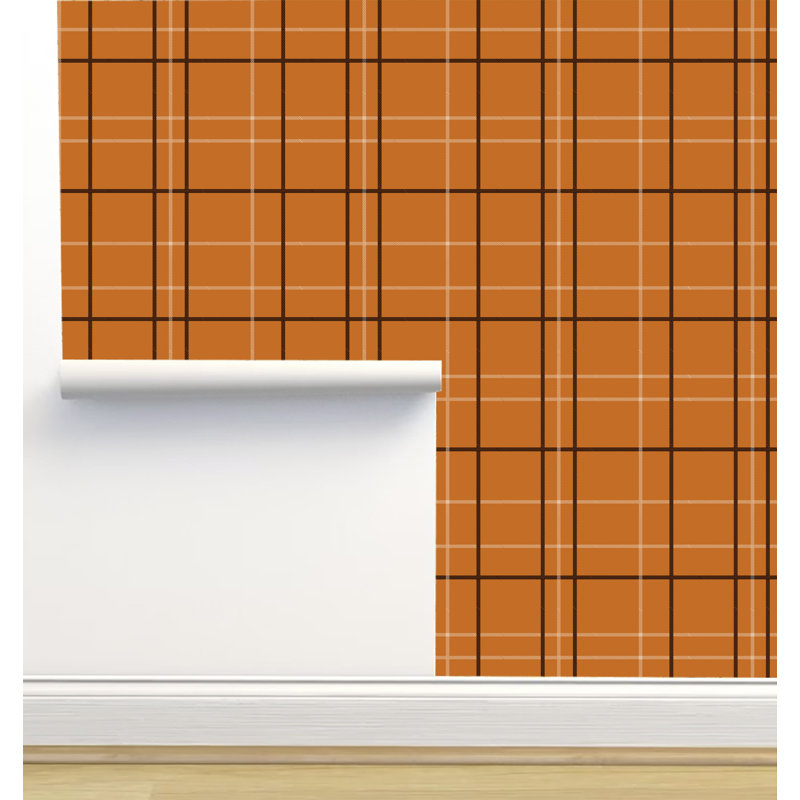 Rouleau de papier peint adhésif L 12 pi x 2 pi Crystal W Design, Citrouille