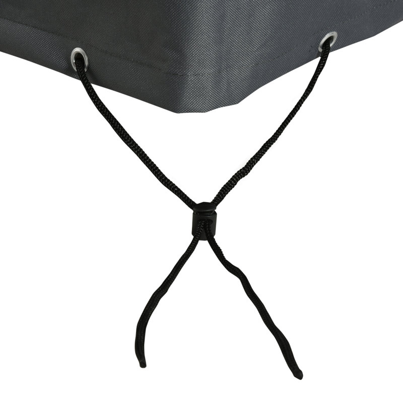 Jacobo Outdoor Patio Chair Cover, Grey