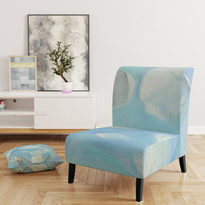 Fauteuil de chambre rembourré en velours