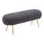 Banc rembourré en polyester 