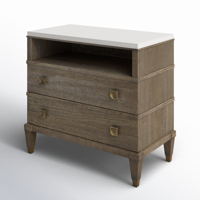 Millau Two Drawer Nightstand