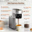 Machine à expresso de voyage à 1 barre de 120 po avec cuve à café et chambre à capsules NS, contrôle de température PID, chauffage instantané, réservoir d'eau de 6,1 oz