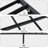 Bed Frame with LED Headboard Shelf, Bed Frame with Charging Station, Heavy Duty Steel Slats-1683108151