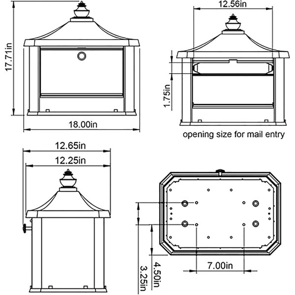 Dimensions du produit