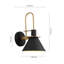 Lorena 1-Light Industrial Cone Armed Sconce Metal Shape Wall Sconce Lamp-2076966935