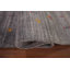Tapis argenté à rayures indiennes gris Gabbeh 8 x 10
