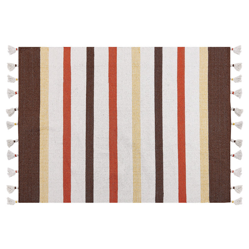 Kronberg Striped Hand Woven Area Rug, Rectangle 140 x 200cm