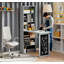 Bureau d'ordinateur pliable, bureau d'ordinateur mural-2118115284