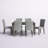 Alixandria 6 - Person Four Leg Dining Set