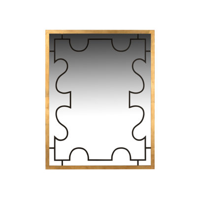 Vincennes Flat Metal Wall Mirror