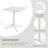 Metal Base Dining Table-95226049