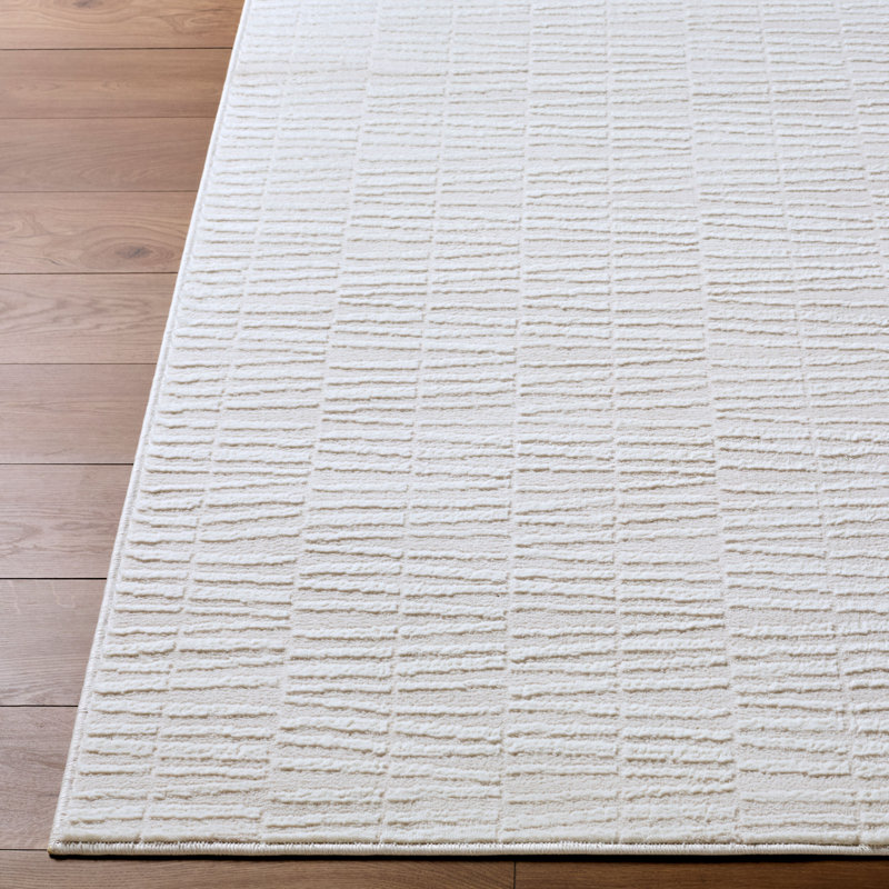 ELLE Decor X Livabliss Grenelle Machine Woven Rug, Rectangle 6'7" x 9', Gray