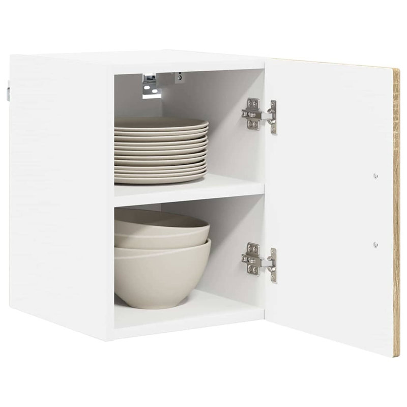 Vidaxl Oven Cabinet Kitchen Cabinet Oven Unit Oven Base Unit Engineered Wood, Sonoma Oak