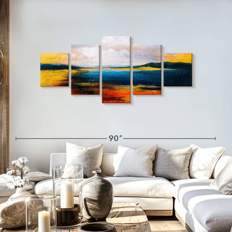 Coastline, 30" H x 68" W