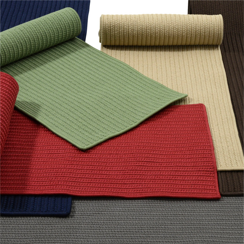 Tapis brun tressé à la main Rylie, Tapis de couloir 2 pi x 5 pi
