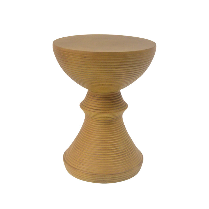 Reese Mgo Semicircle Side Table, Natural