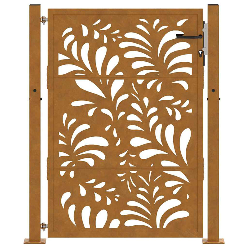 Weathering Steel Gate, Rusty, 105 x 130 cm