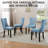 Modern Velvet  Wingback Tufted Solid Wood Upholstered Dining Chairs (Set of 2)-1203861875