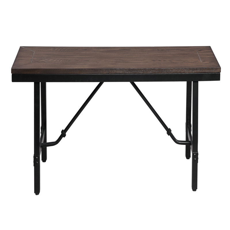 Banc en chêne et finition noire