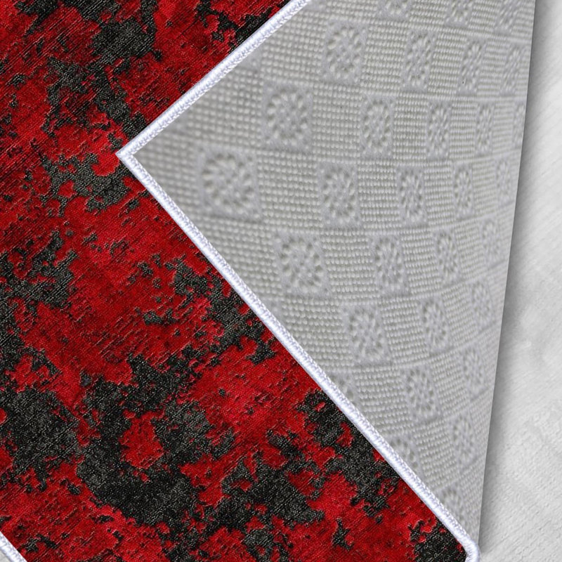 Tapis rectangulaire rectangulaire en polyester tissé à la machine 1 pi 8 po x 2 pi 7 po Buzz