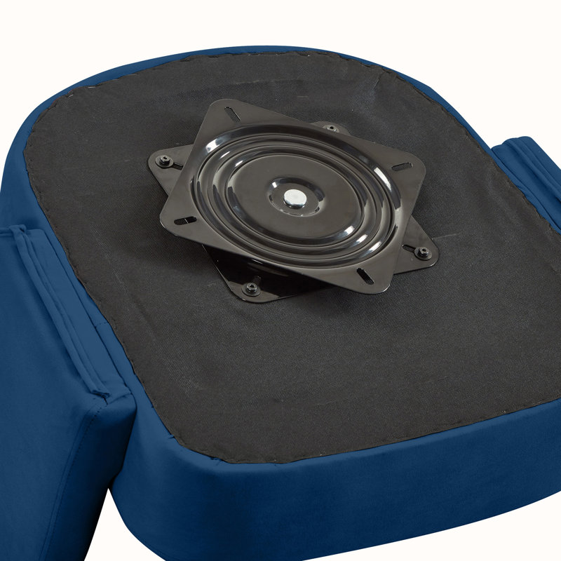 Fauteuil demi-tonneau pivotant l 27,5 po, Marine