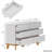 Arneisha Modern Wood 6-Drawer Double Dresser