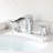 Widespread 2-handle Bathroom Faucet with Drain Assembly-54699270