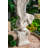Magnesium Angel Statue with Distressed White Finish