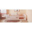 Lit plateforme en bois avec garde-corps-64471399