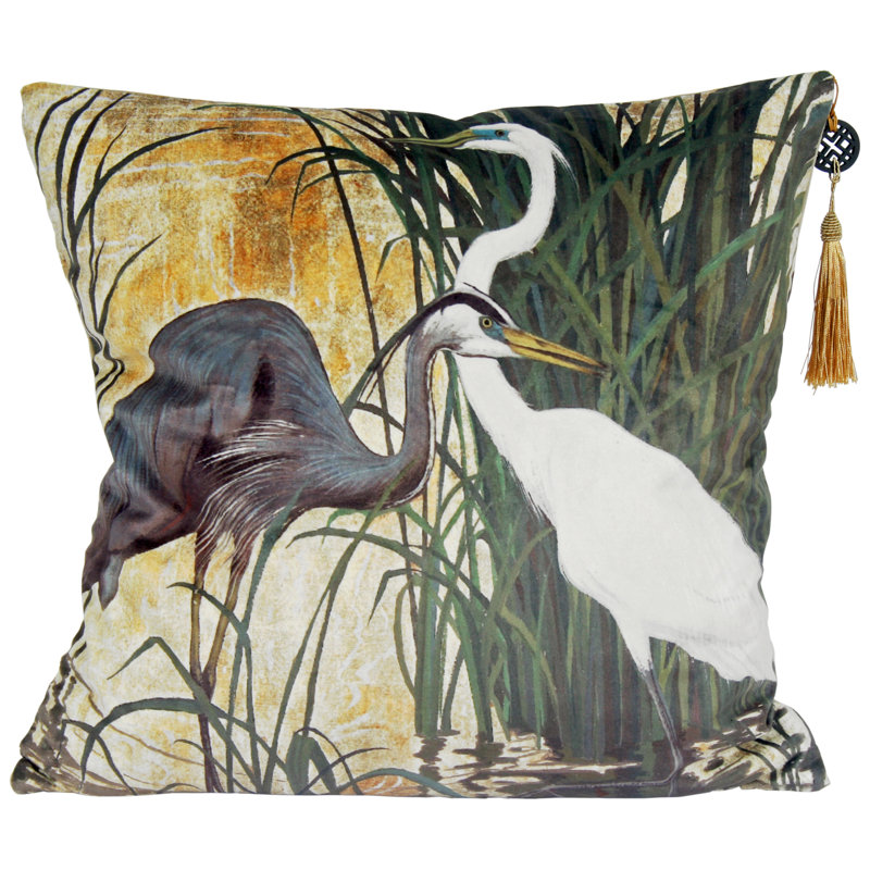 Harte Square Throw Pillow Cover