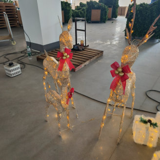 Décoration de Noël Champagne