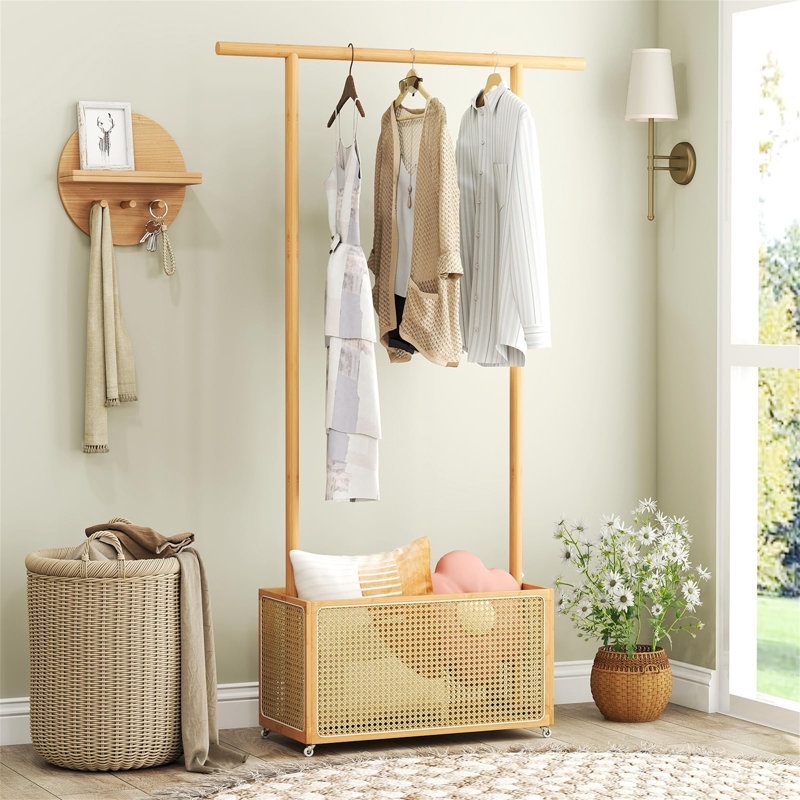 100cm Clothing Rack, Natural