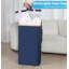 Panier à linge 100 L avec couvercle et sac amovible-1180344267