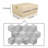 Hexagon Natural Marble Tile,1 box 12 pcs