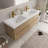 59" Wall-Mounted Bathroom Vanity with Double Sinks-113793079