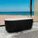 Colour 67''L x 31''W Freestanding Soaking Acrylic Bathtub with Chrome Drain and Overflow
