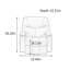 Fauteuil inclinable de salon confortable avec porte-gobelet-1861555203